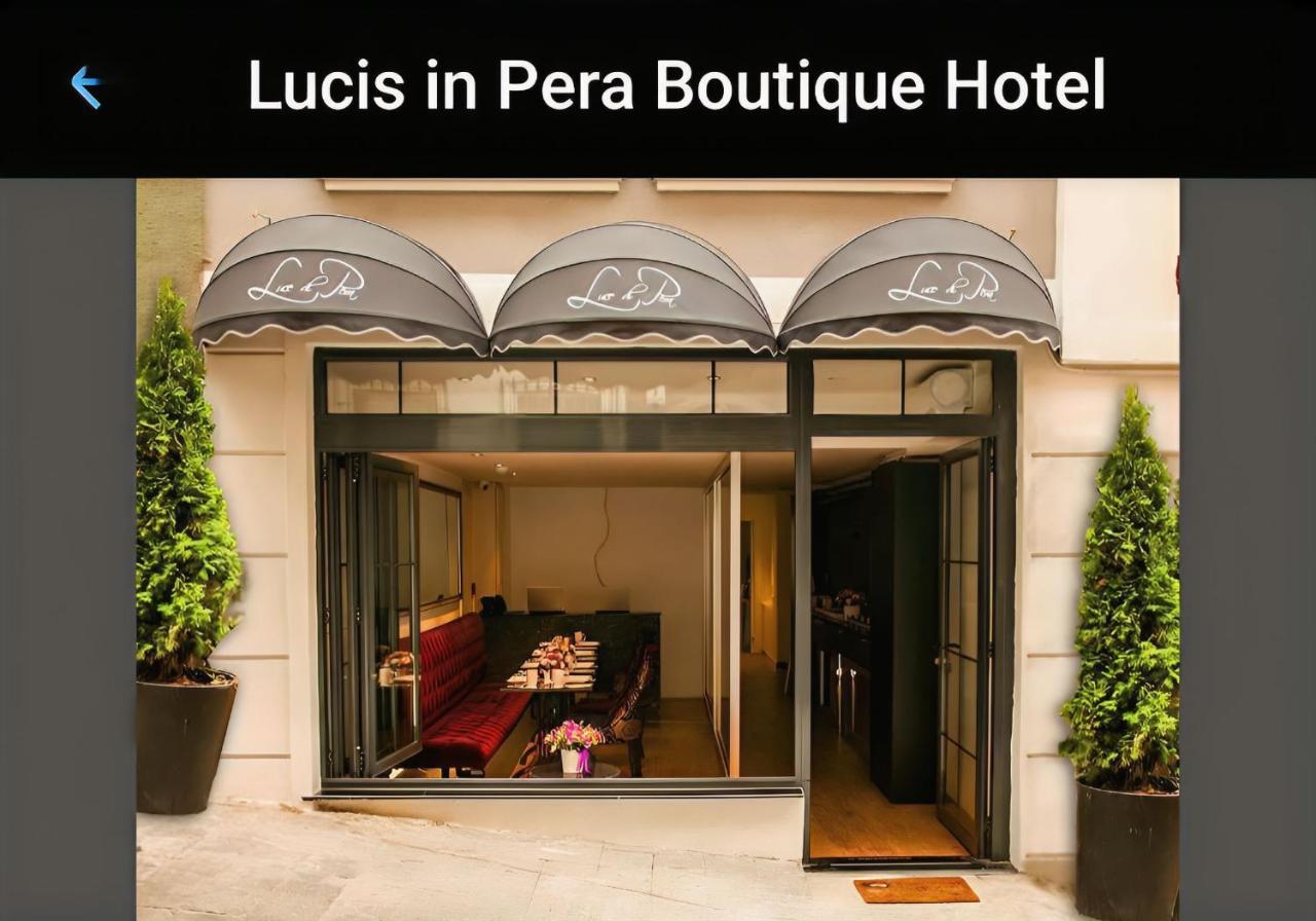Lucis In Pera Boutique Hotel Κωνσταντινούπολη Εξωτερικό φωτογραφία